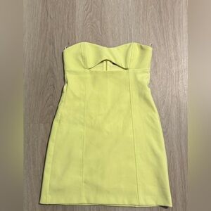 Zara yellow mini dress